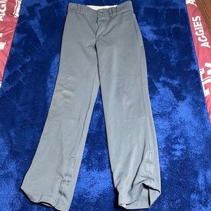 Charcoal gray baseball pants